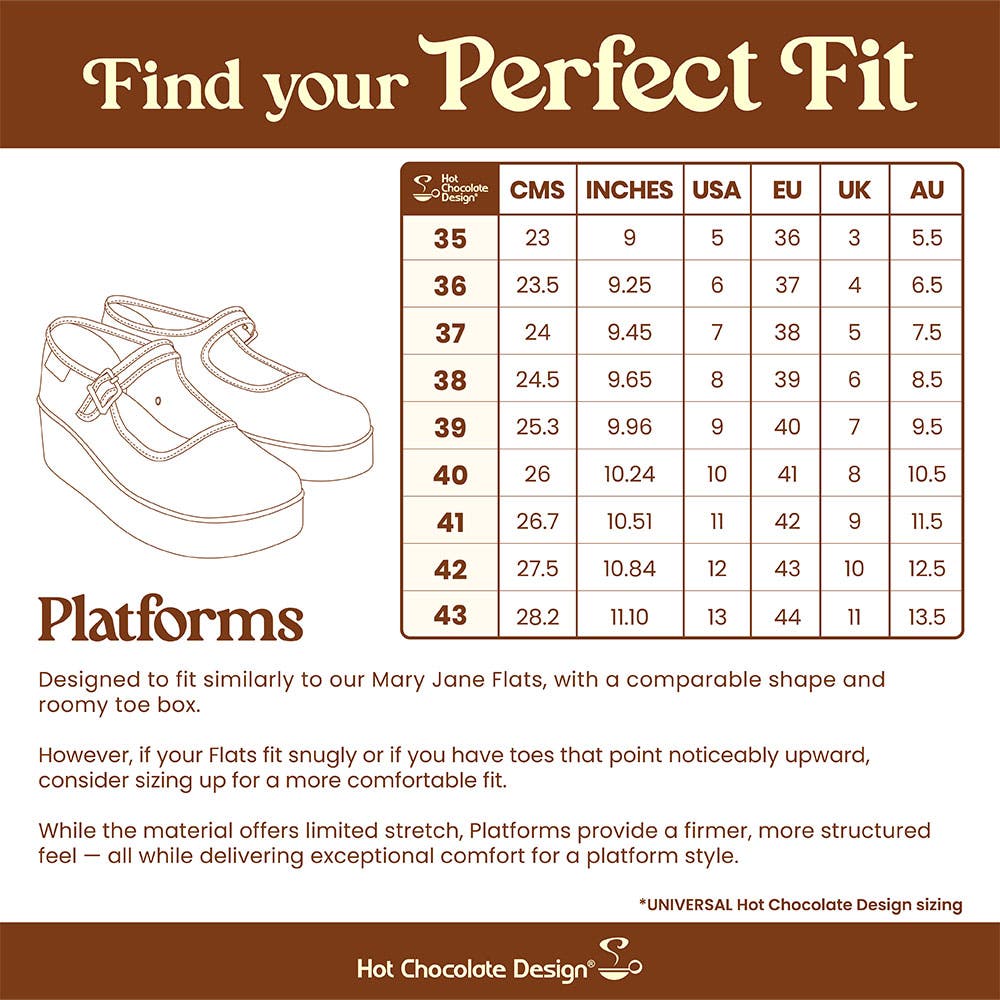 Hot Chocolate Design Birthday Buddies Women's Mary Jane Platforms, Alternate, color, Birthday Buddies