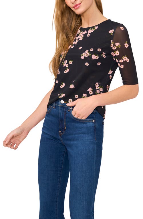 Ted Baker Floral Mesh Top