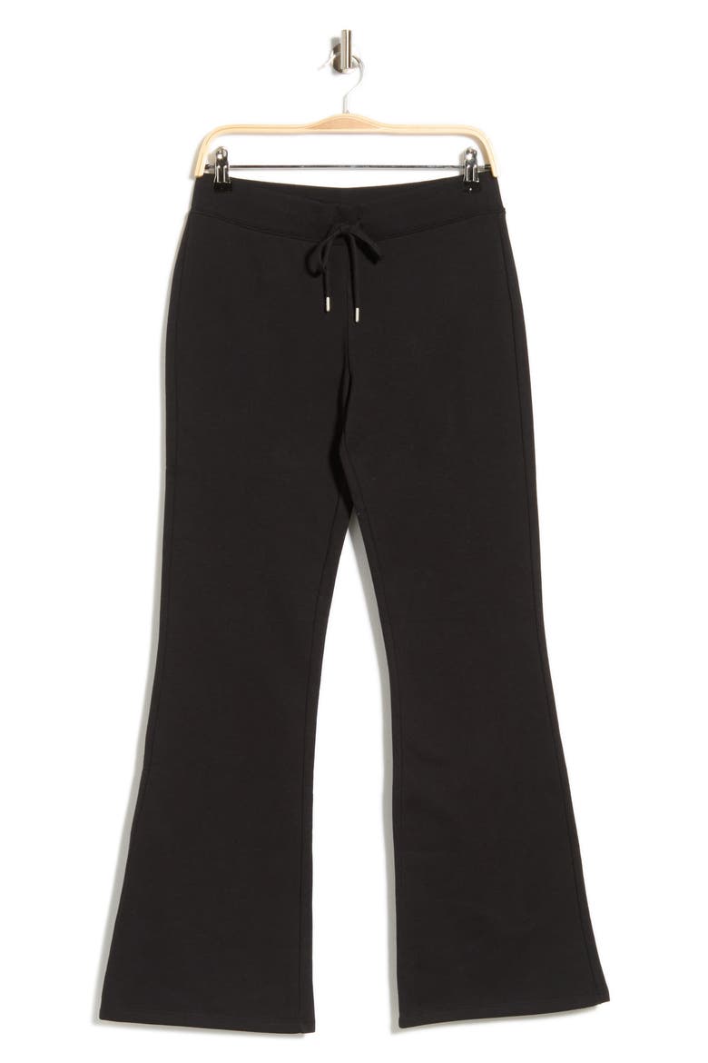 Classic Fleece Flare Pants, Main, color, BLACK