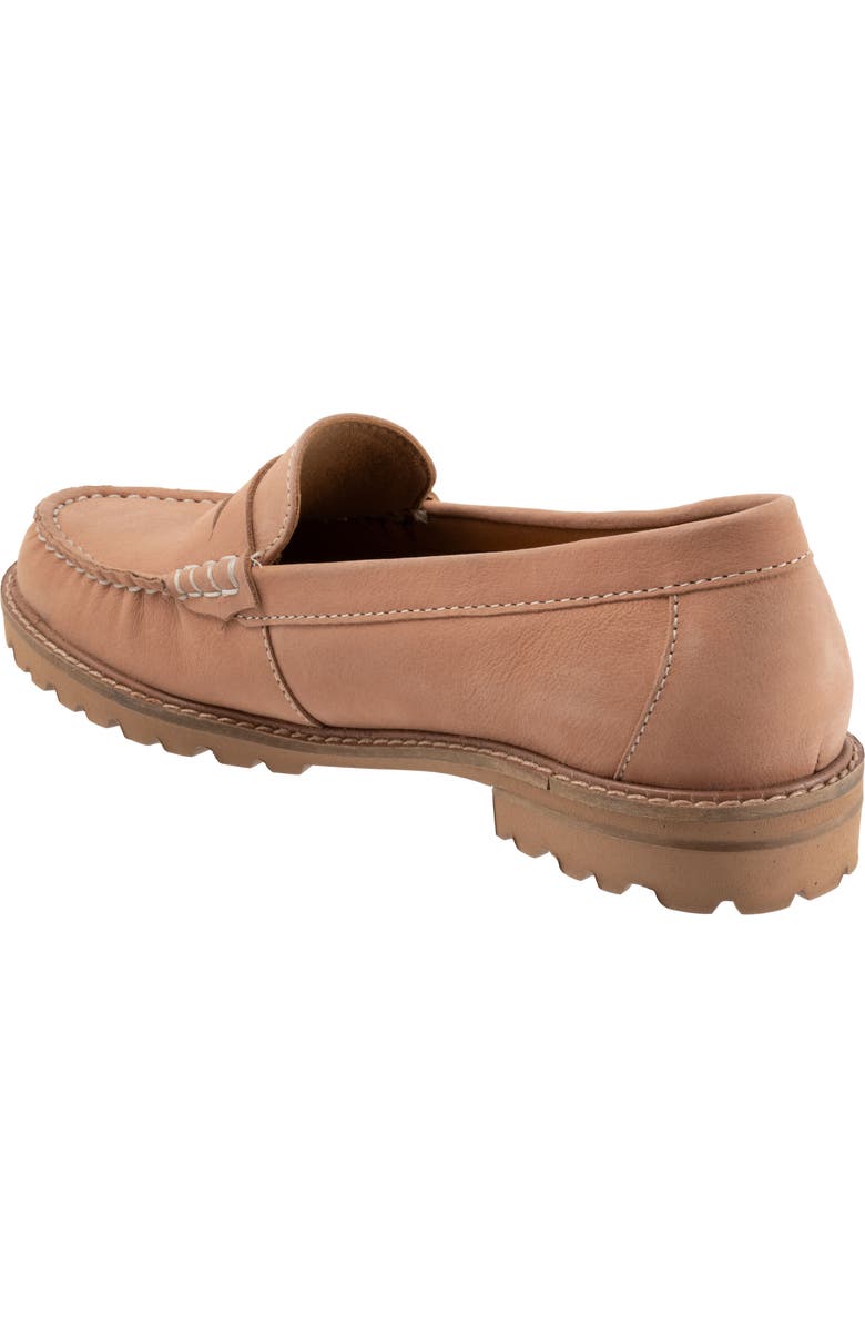 Trotters Francey Loafer, Alternate, color, Pale Pink Nubuck