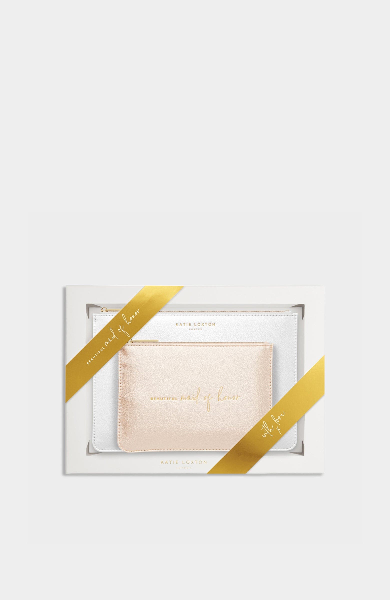 Bridal Perfect Pouch Gift Set, Main, color, Metallic Gold