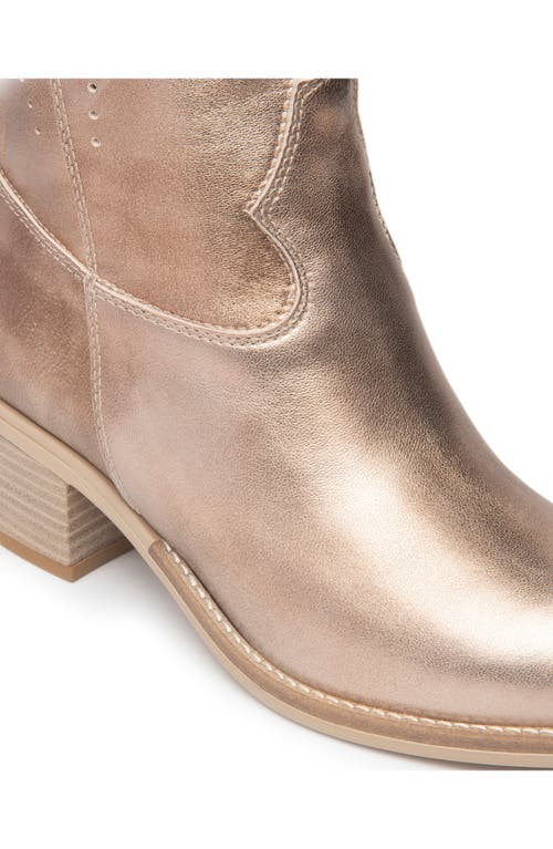 Nerogiardini Western Boot In Gold Western