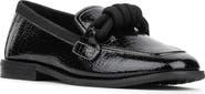 Donald Pliner Shaya Faux Leather Croc Embossed Loafer