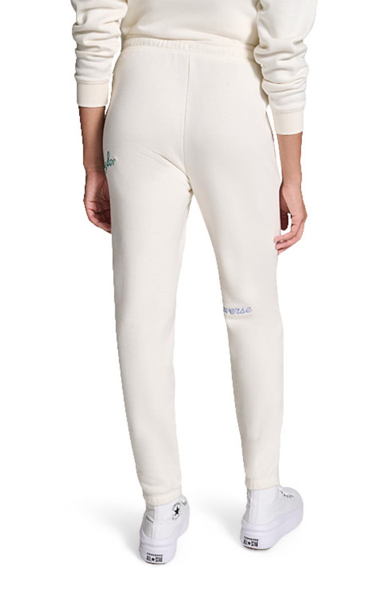 Converse Chuck Taylor Script Joggers, Alternate, color, Converse Egret