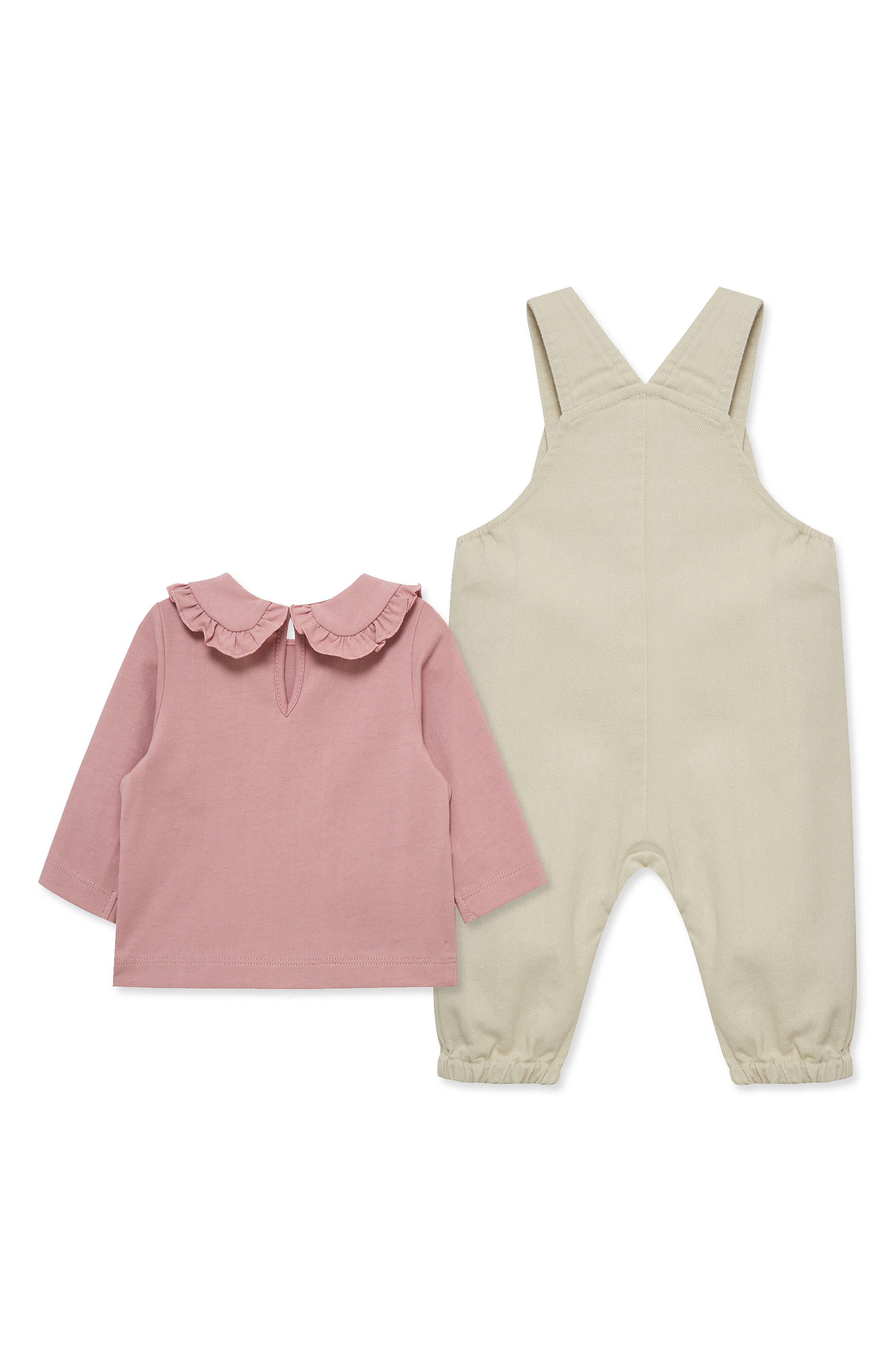 Little Me Posies Overall Set | Nordstromrack