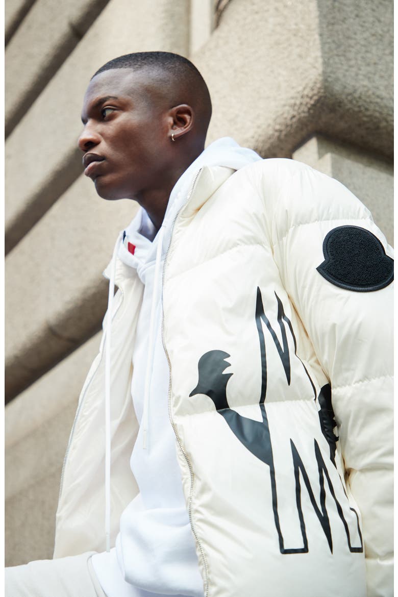 Moncler Friesian Logo Down Puffer Jacket (Men) | Nordstrom