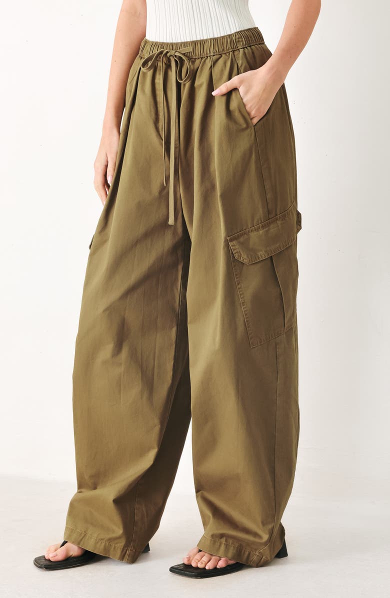 FREEMARKET Cotton Cargo Pants, Alternate, color, Olive Brown