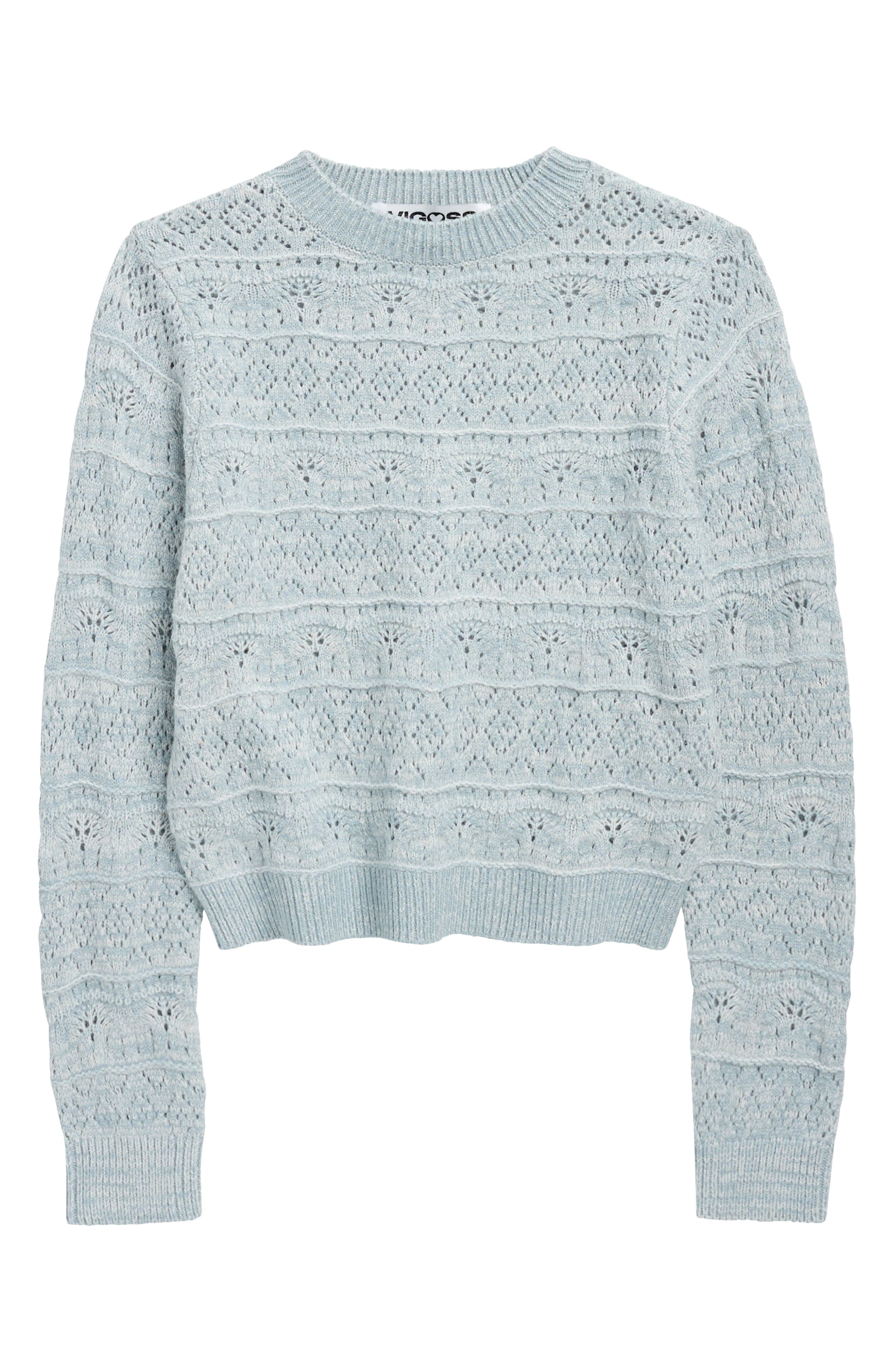 Vigoss Kids' Pointelle Knit Sweater