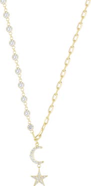 SPHERA MILANO Cubic Zirconia Celestial Pendant Necklace