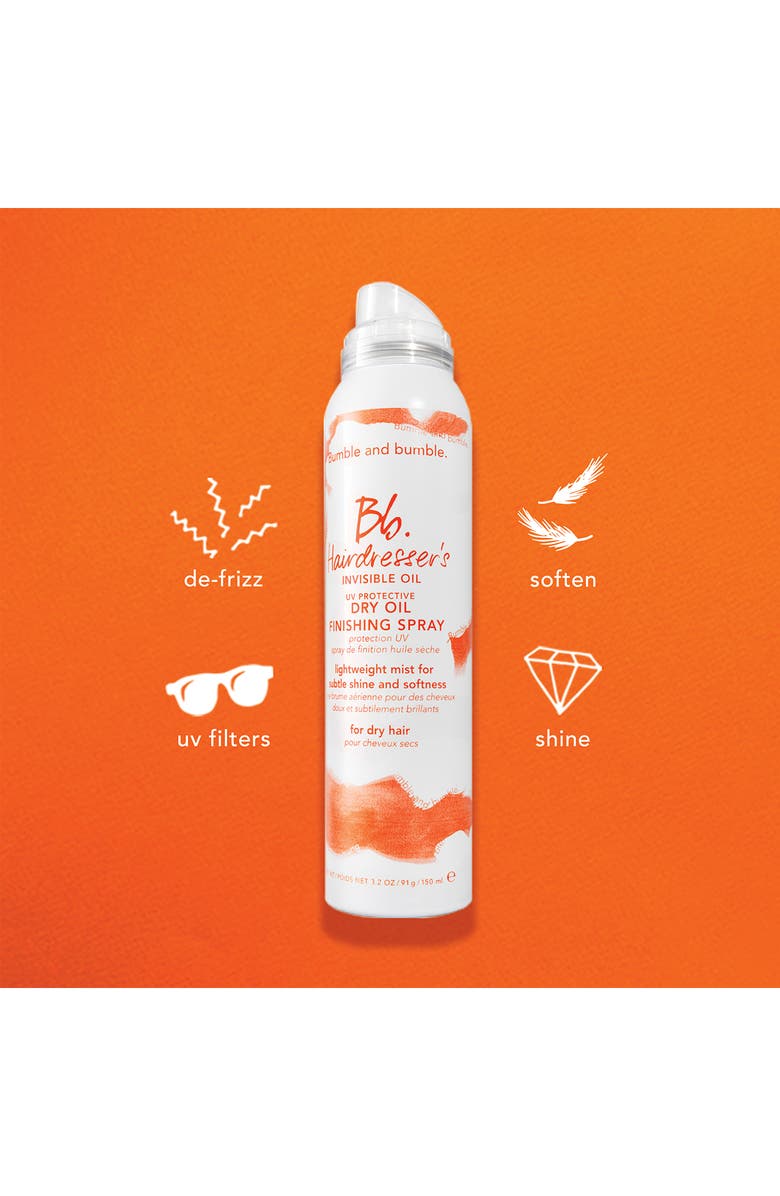 Bumble and bumble. Hairdresser's Invisible Oil Lightweight Shine Finishing Spray, Alternate, color,
