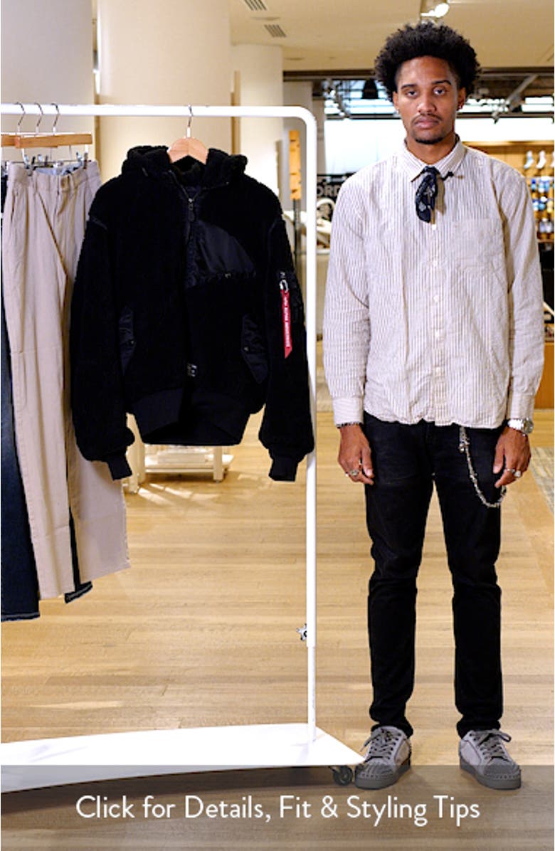 Quilted Fleece Hooded Flight Jacket, sales video thumbnail