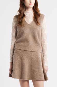 Treasure & Bond Bouclé Sweater Vest
