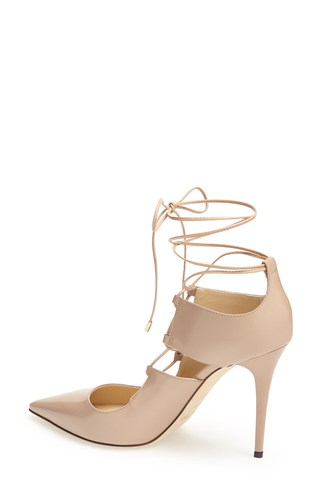 'Hoops' Pump, Alternate, color, BALLET PINK LEATHER