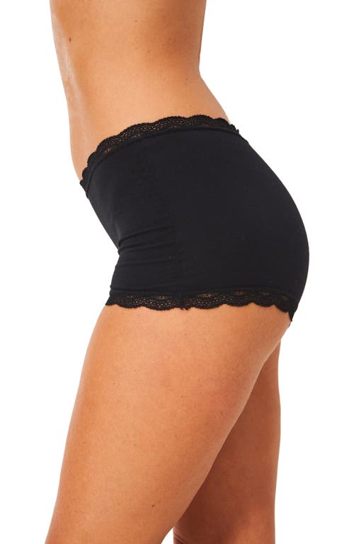 Stripe & Stare Hipster Four Pack In Black
