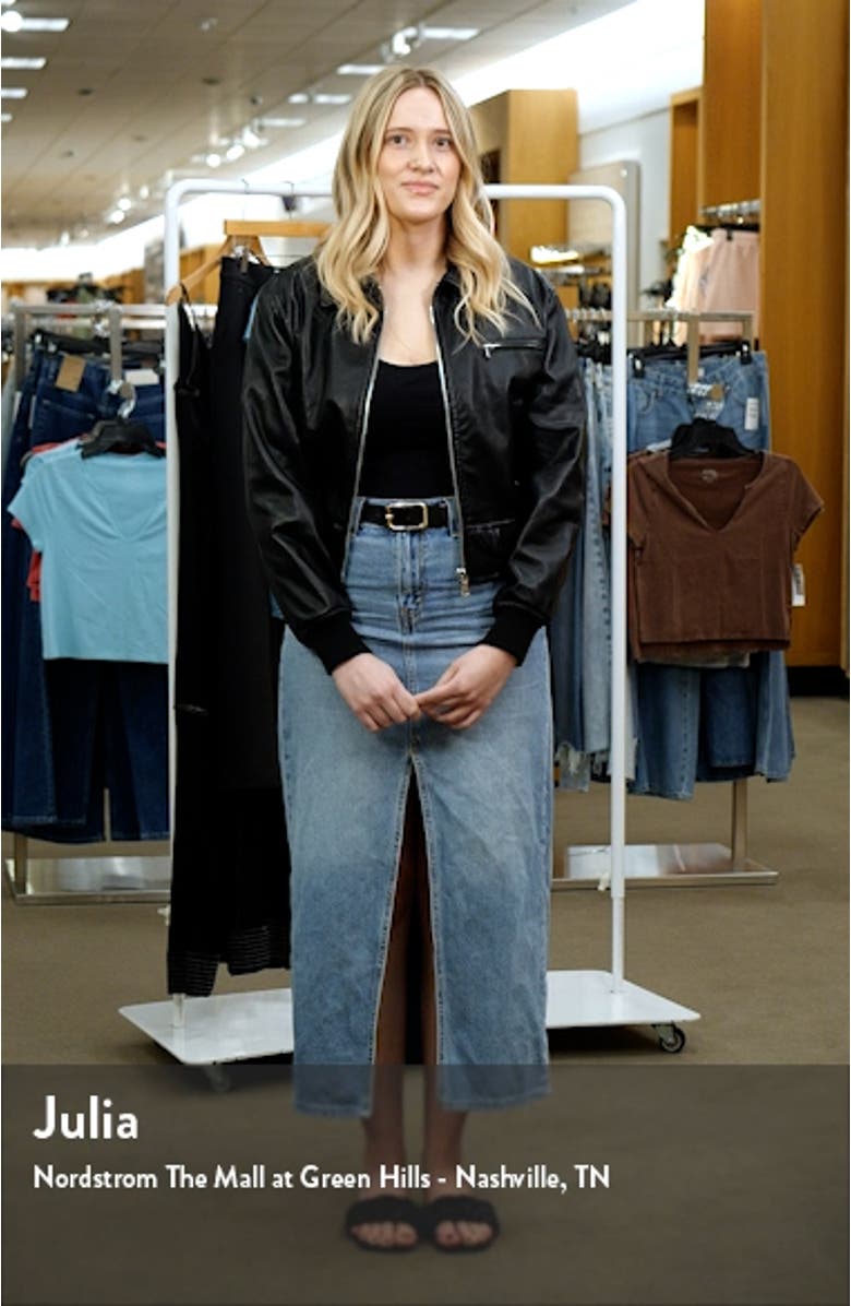 Vintage Faux Leather Jacket, sales video thumbnail