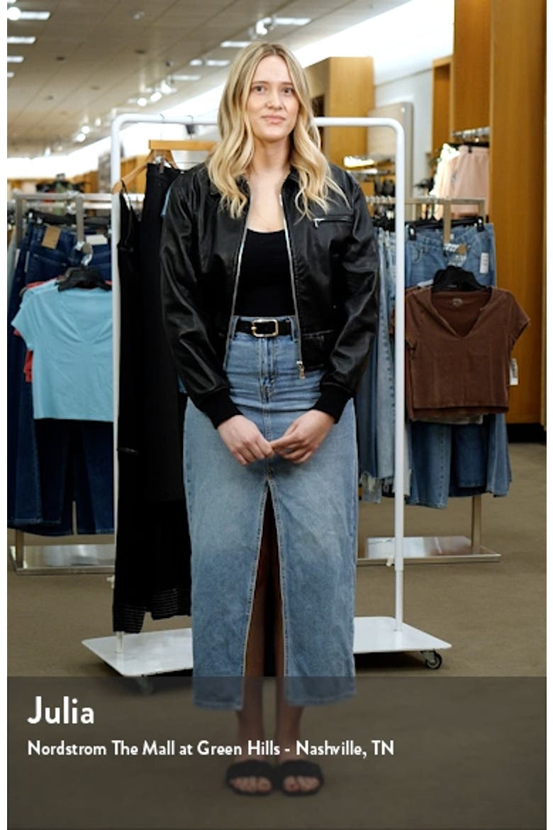Vintage Faux Leather Jacket video
