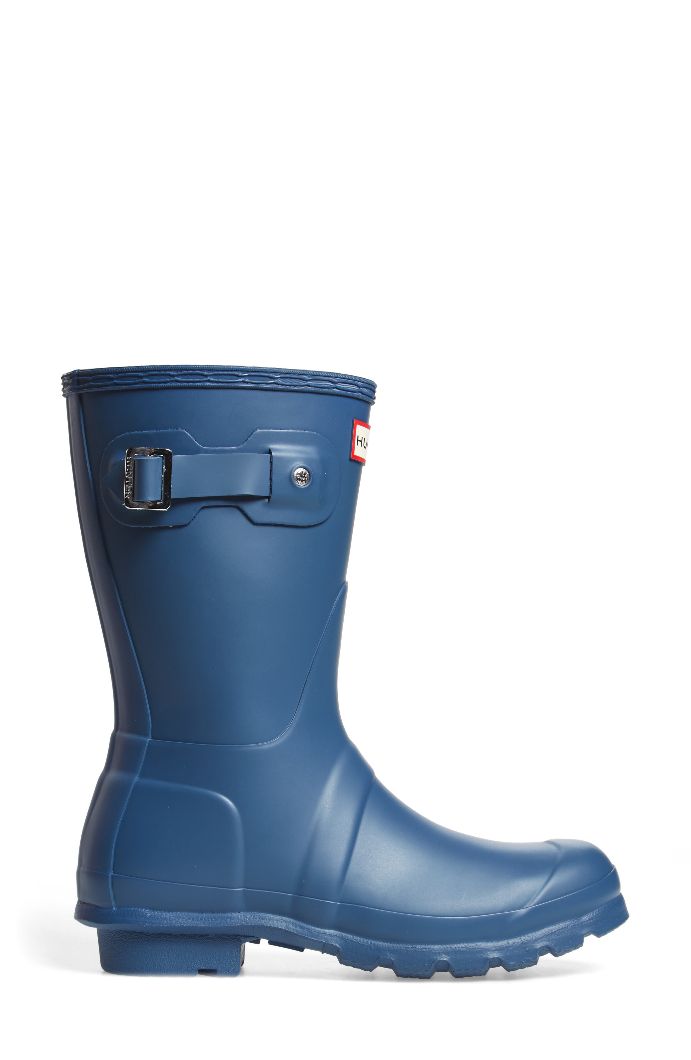 Original Short Waterproof Rain Boot, Alternate, color, DARK EARTH BLUE