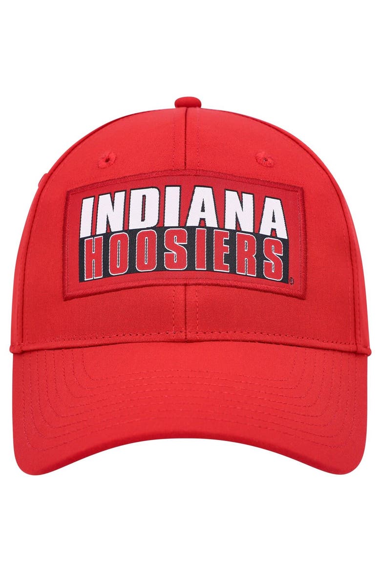 Men's Colosseum Crimson Indiana Hoosiers Positraction Snapback Hat, Alternate, color, Crimson