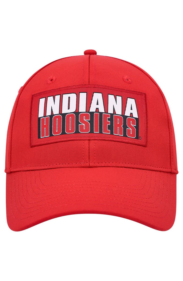 COLOSSEUM Men's Colosseum Crimson Indiana Hoosiers Positraction Snapback Hat, Alternate, color, Crimson