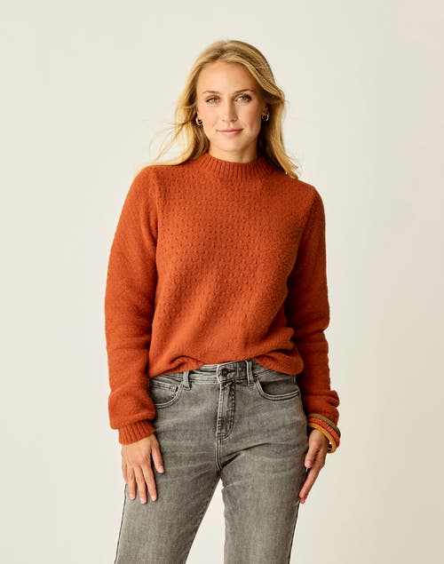 Carve Designs Monroe Stitched Sweater In Brown