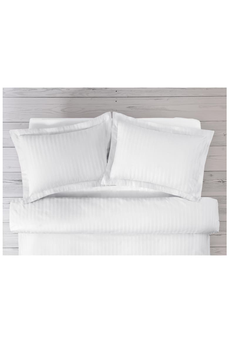 Stripe Sateen 2-Pack Pillowcases, Alternate, color, WHITE