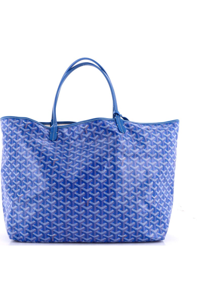 Pre-Owned Goyard Saint Louis Tote Coated Canvas GM, Alternate, color, Blue