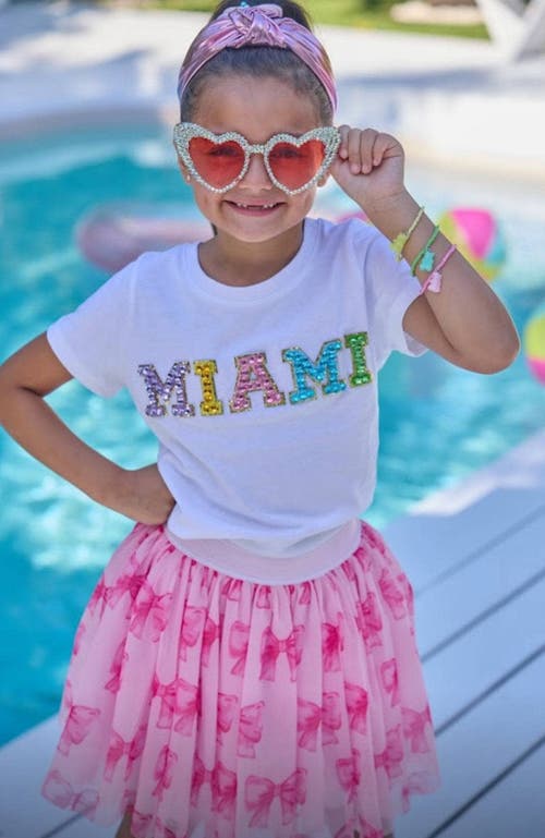 LOLA + THE BOYS LOLA + THE BOYS CRYSTAL MIAMI T-SHIRT 
