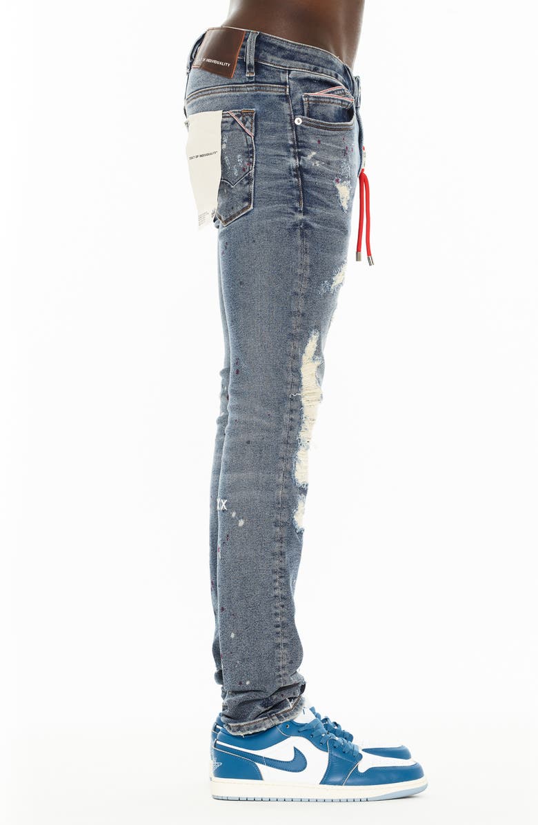 Cult of Individuality Punk 601 Ripped Super Skinny Jeans, Alternate, color, Arlo