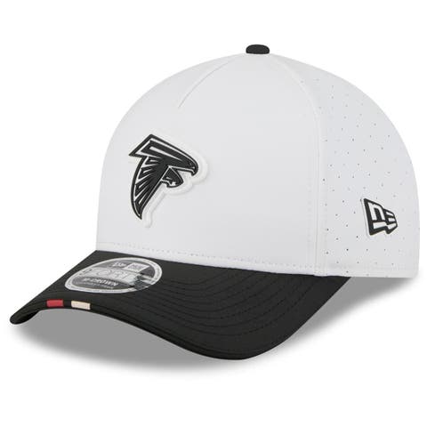 Men's New Era  White/Black Atlanta Falcons 2025 NFL Training Camp A-Frame 9FORTY Adjustable Hat