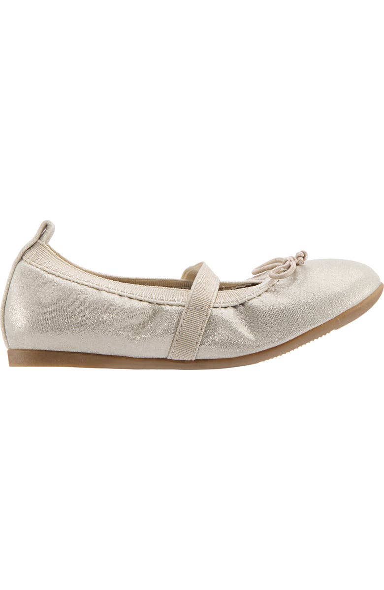 Nina Esther Ballet Flat, Alternate, color, Platino Shimmer