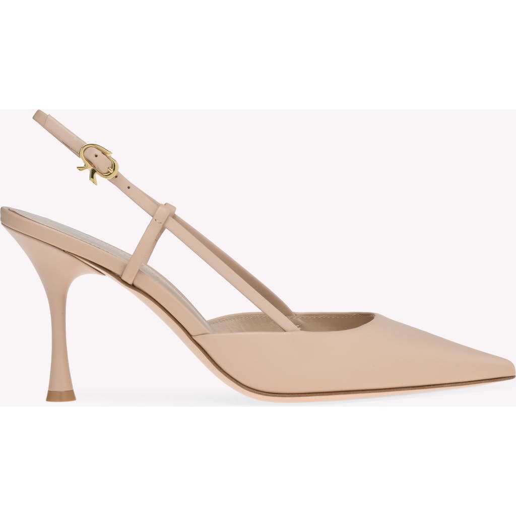 Shop Gianvito Rossi Ascent Slingback In Pink