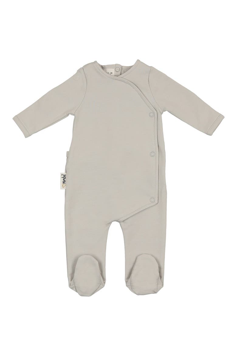 Cotton Blend Wrap Footie, Main, color, MINT