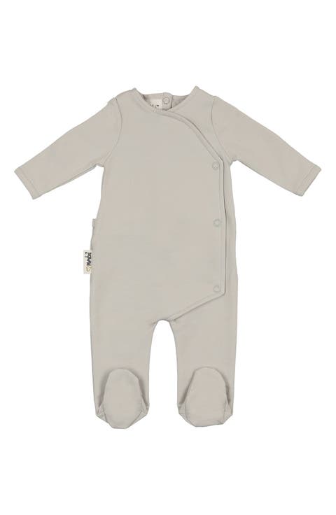 Cotton Blend Wrap Footie (Baby)