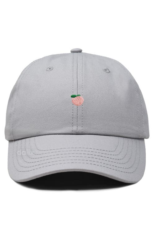 Dalix Lil Peach Dad Cap In Gray