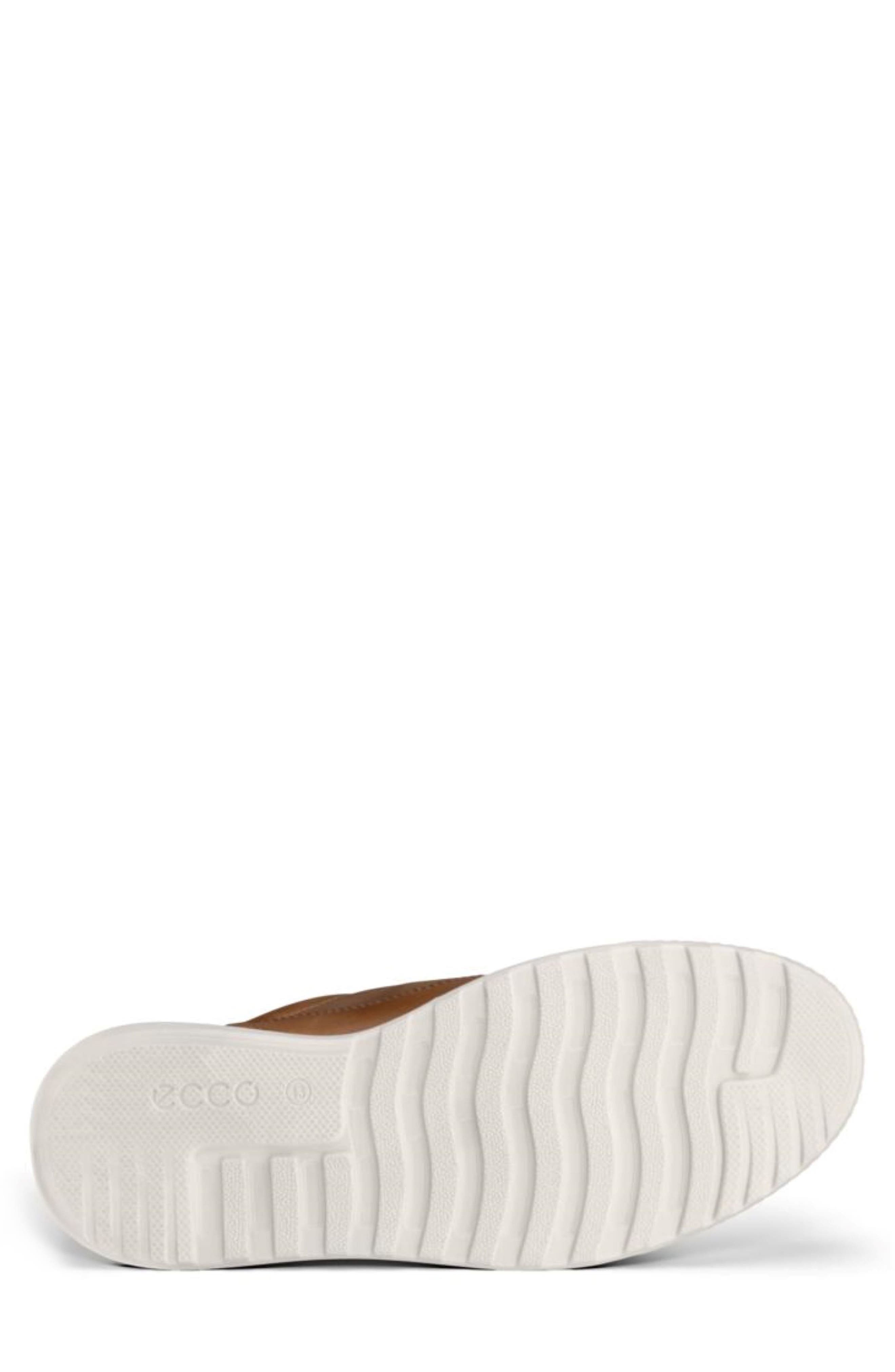 ECCO Byway Camel Leather Sneaker, Alternate, color, 