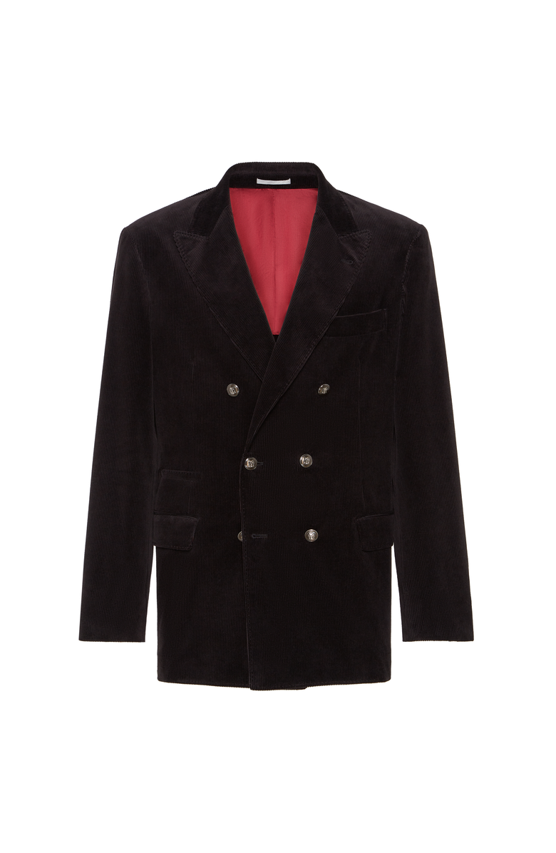 Brunello Cucinelli Corduroy blazer, Main, color, Black