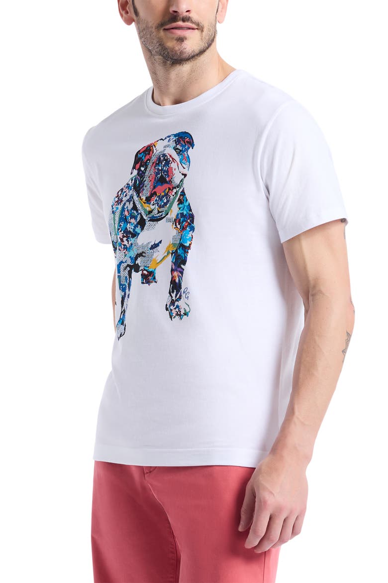 Collage Graham Cotton Graphic T-Shirt, Alternate, color, WHITE