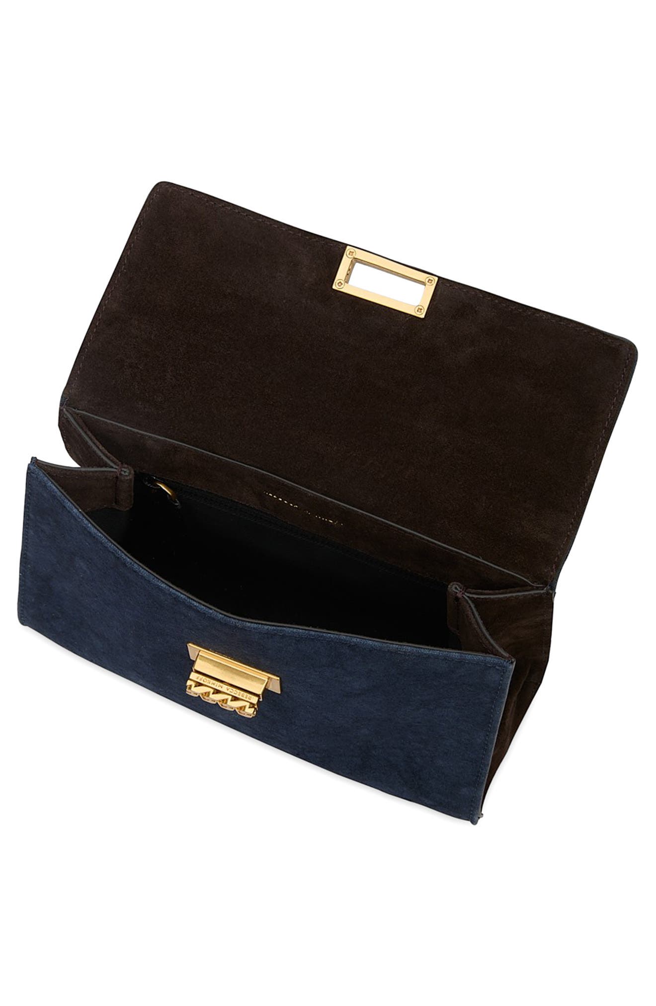 Rebecca Minkoff Frozen Chain Crossbody Bag, Alternate, color, Denim/ Fondant