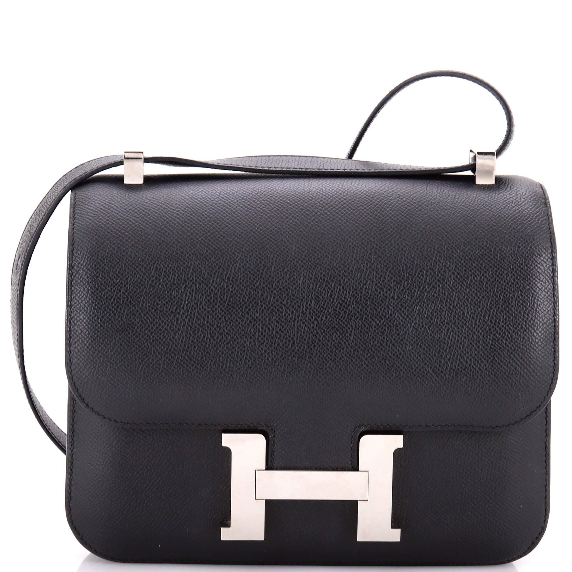 Pre-Owned Hermes Constance Bag Epsom 24, Main, color, Noir
