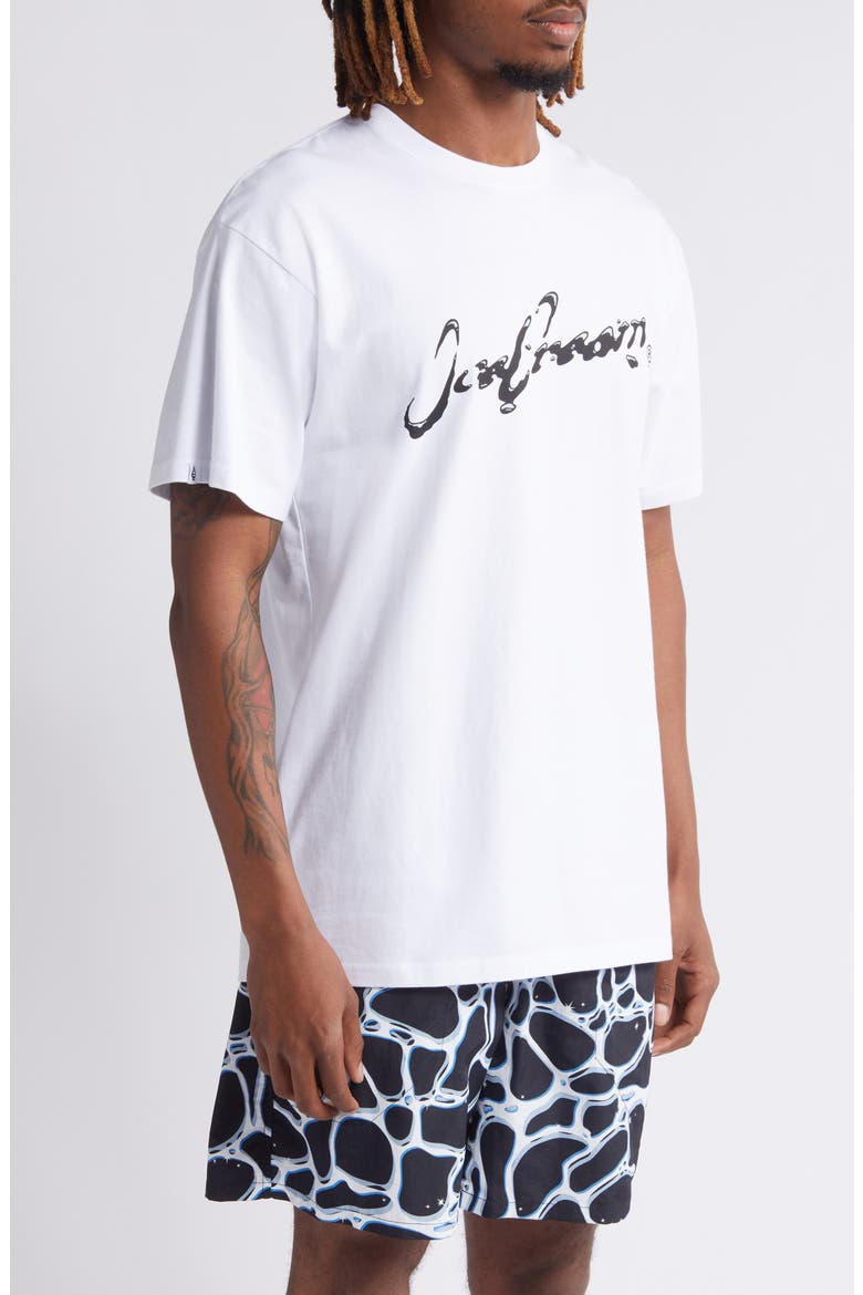 Telegraph Graphic T-Shirt, Alternate, color, WHITE