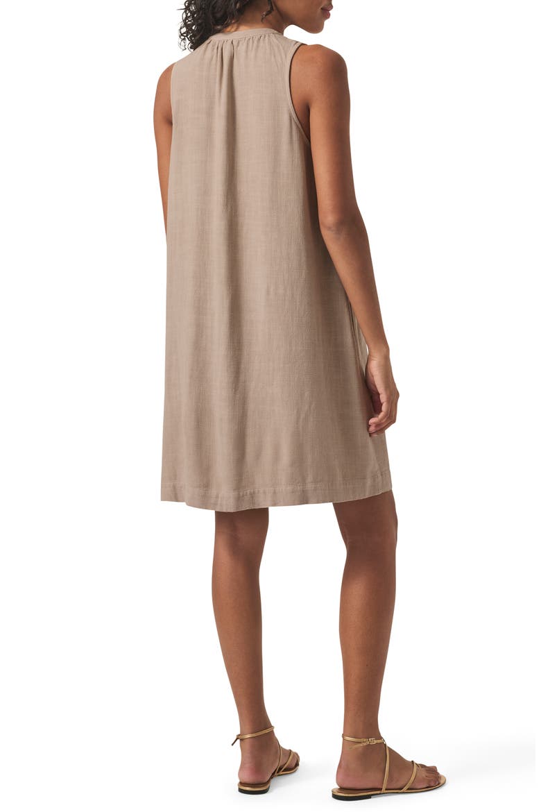 Mary Ann Sleeveless Shift Dress, Alternate, color, FAWN