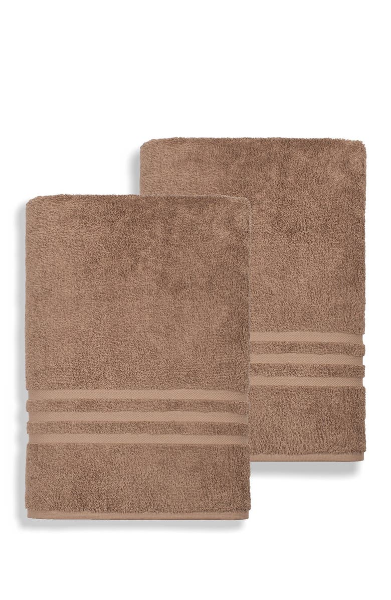Linum Home Textiles Denzi Bath Sheet - Set of 2 - Latte, Main, color, 
