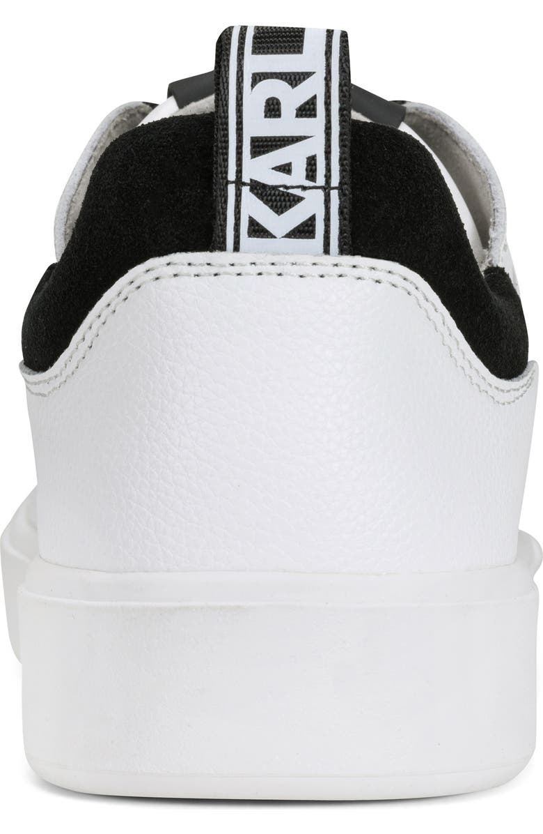 KARL LAGERFELD PARIS Parnell Low Profile Sneaker, Alternate, color, White