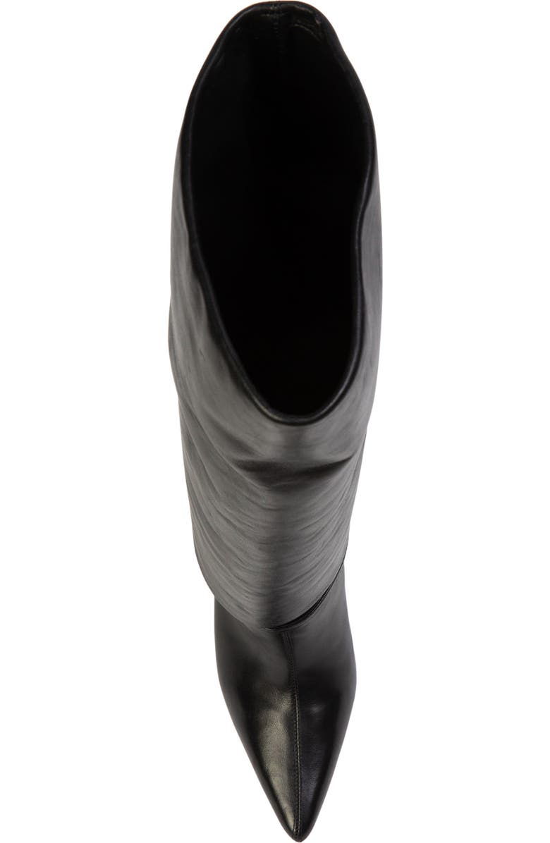 BLACK SUEDE STUDIO Simone 100 Leather Boot, Alternate, color, Black Leather