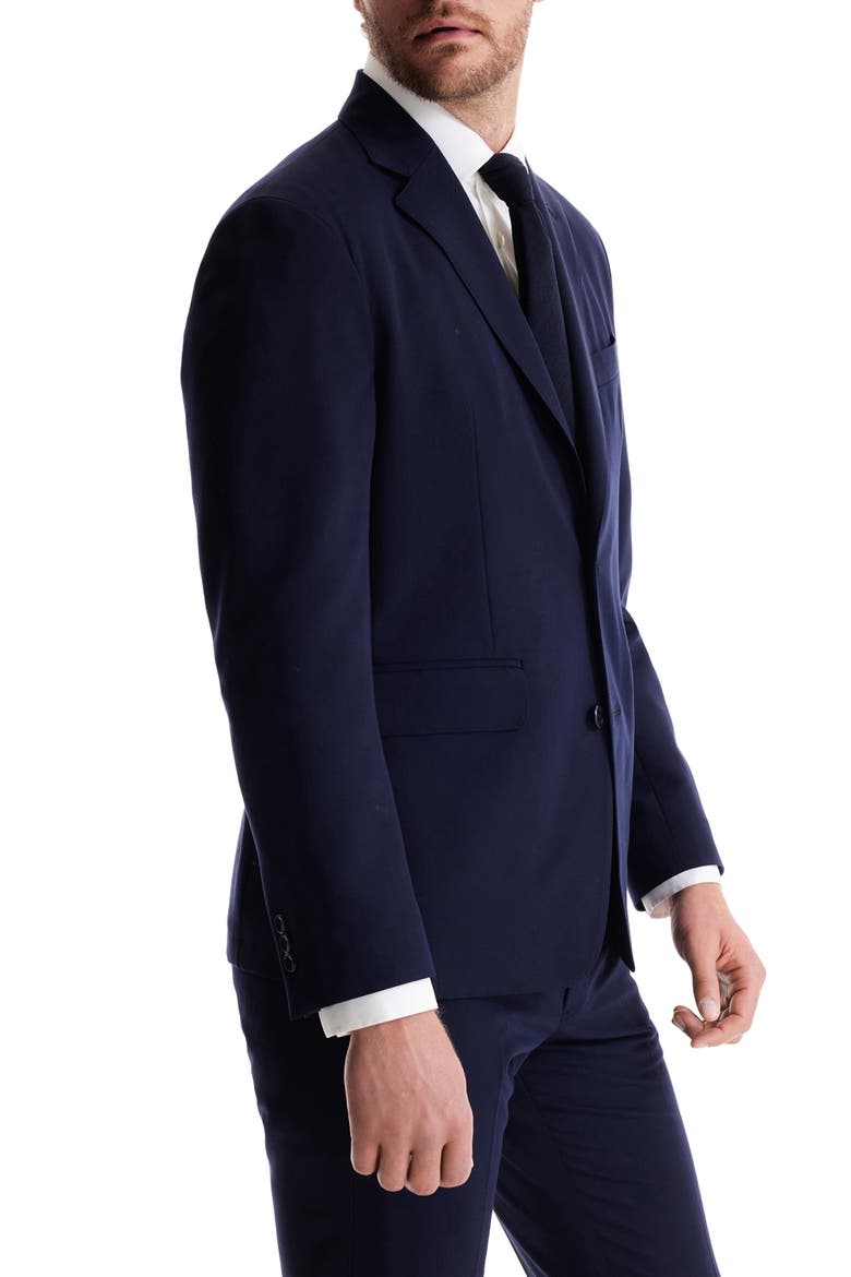 Studio Soft City Twill Sport Coat, Alternate, color, INDIGO