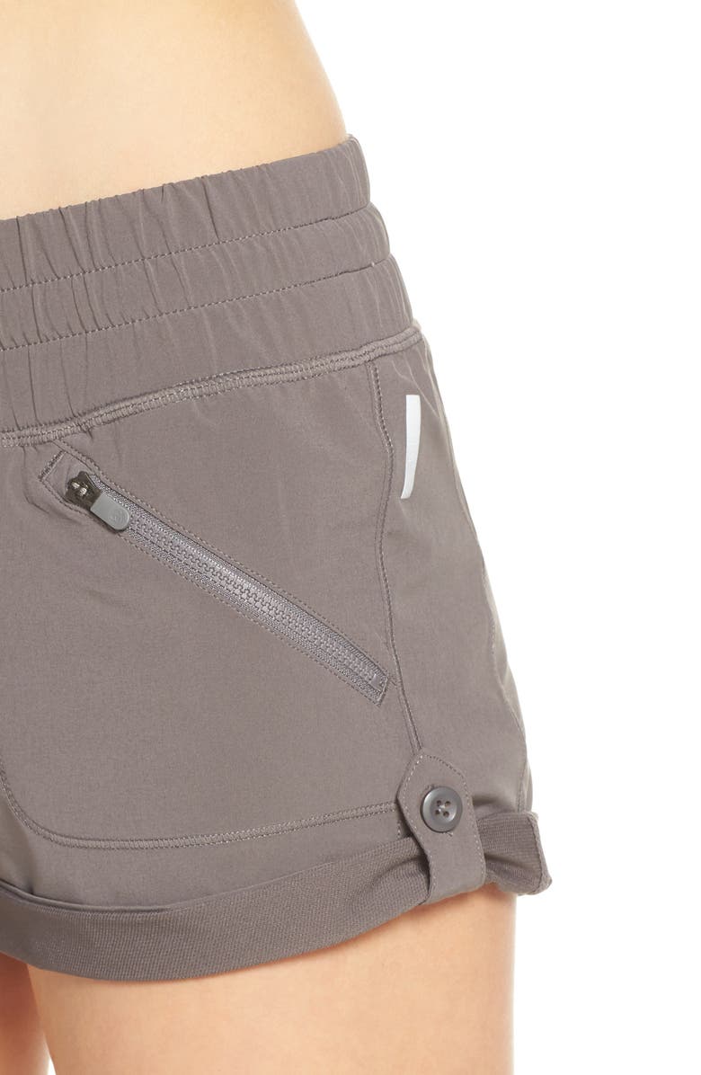Zella Switchback Shorts, Alternate, color, 