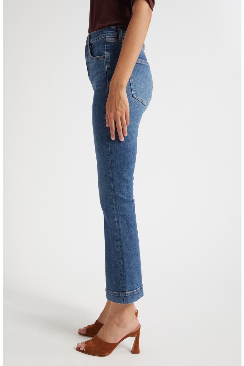 Carson High Waist Ankle Flare Leg Jeans, Alternate, color, ROADSIDE BLUE