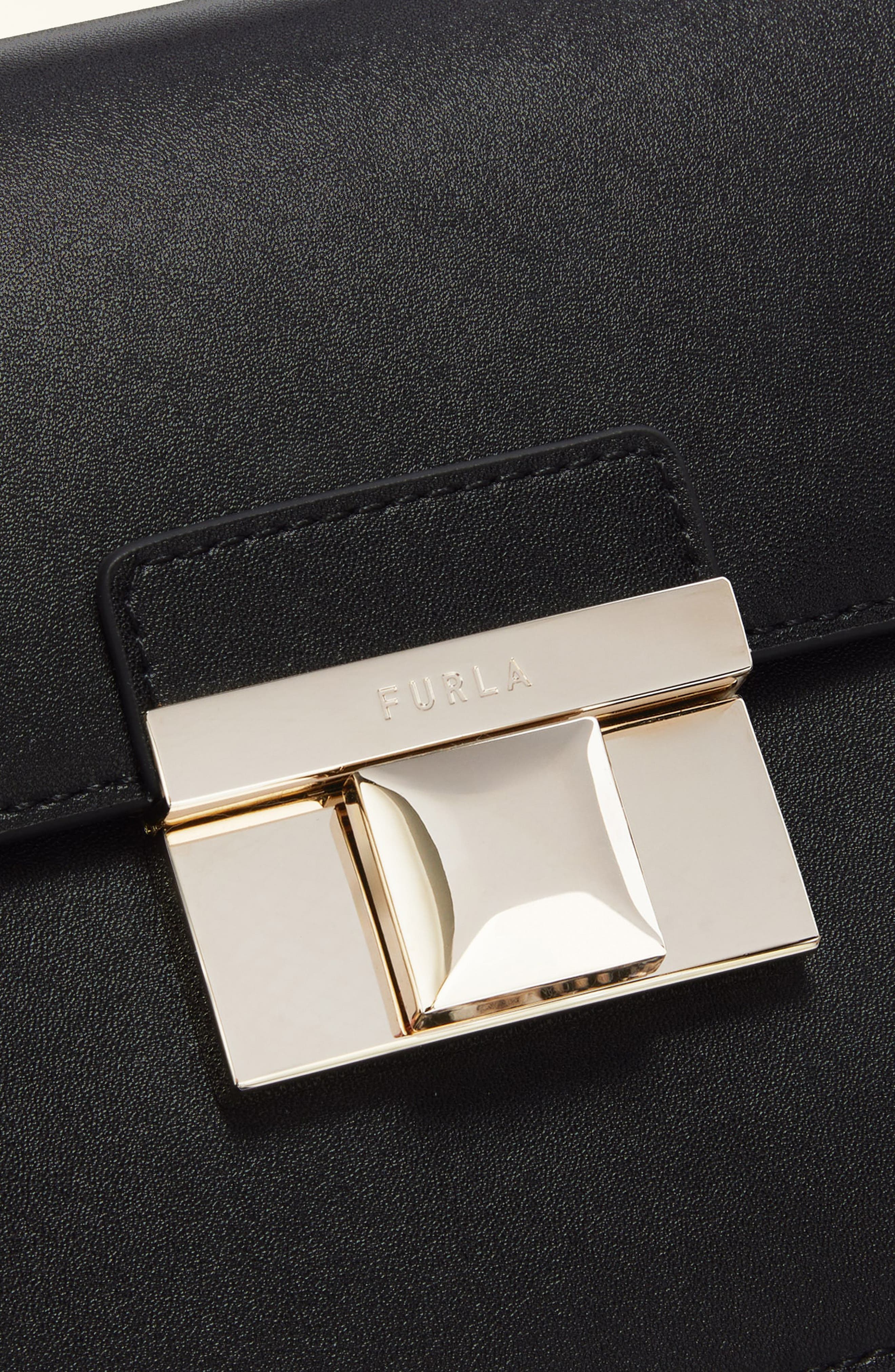 Furla Venere Mini Top Handle Leather Satchel, Alternate, color, 