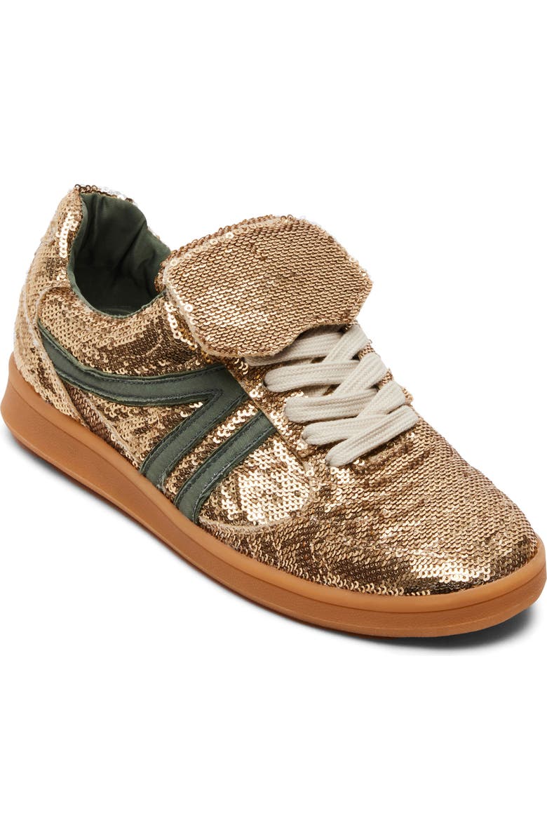 Steve Madden Madrid Sequin Sneaker, Main, color, Gold Sequin