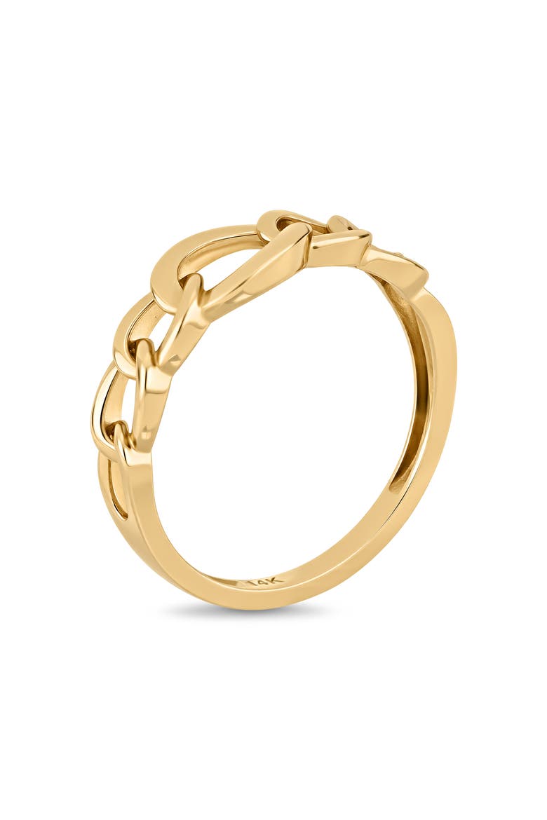 14K Gold Stackable Ring (Online Trunk Show), Alternate, color, 14K YELLOW GOLD